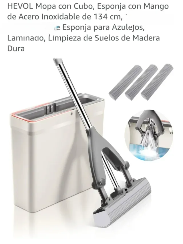 Cubo Fregona Esponja