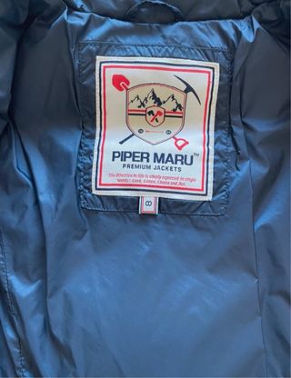 Piumino Bambina Blu Piper Maru