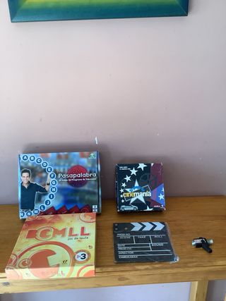 Lote juegos de mesa cine y mímica
