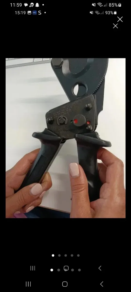 Cortacables Paladin KS42 con trinquete