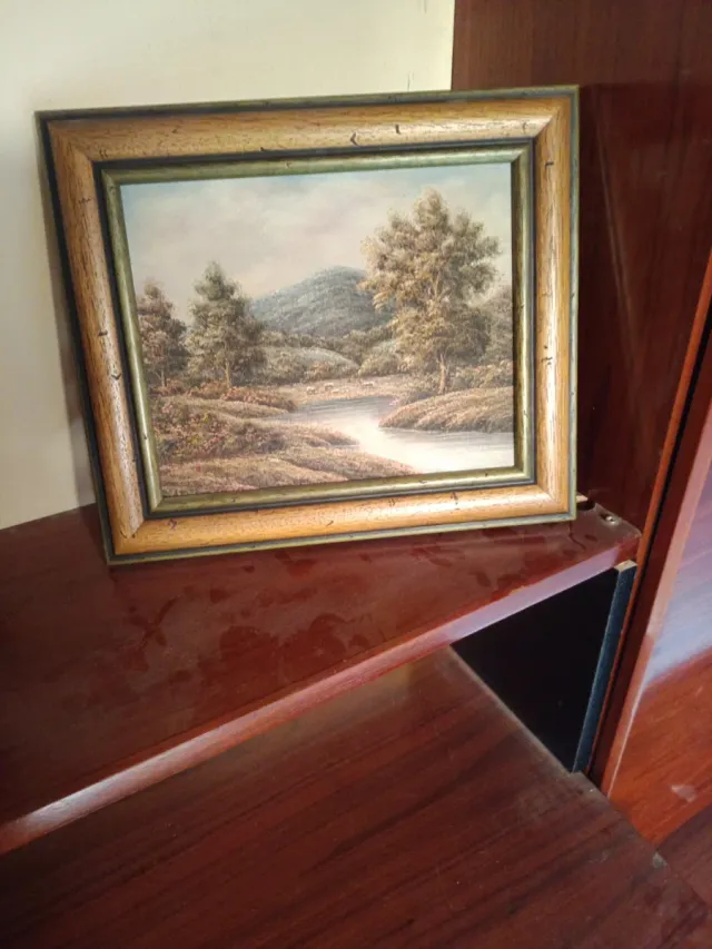 Cuadro al óleo sobre lienzo