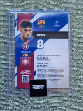 PEDRI (Numerada). TOPPS TOTAL FOOTBALL 2025-2026