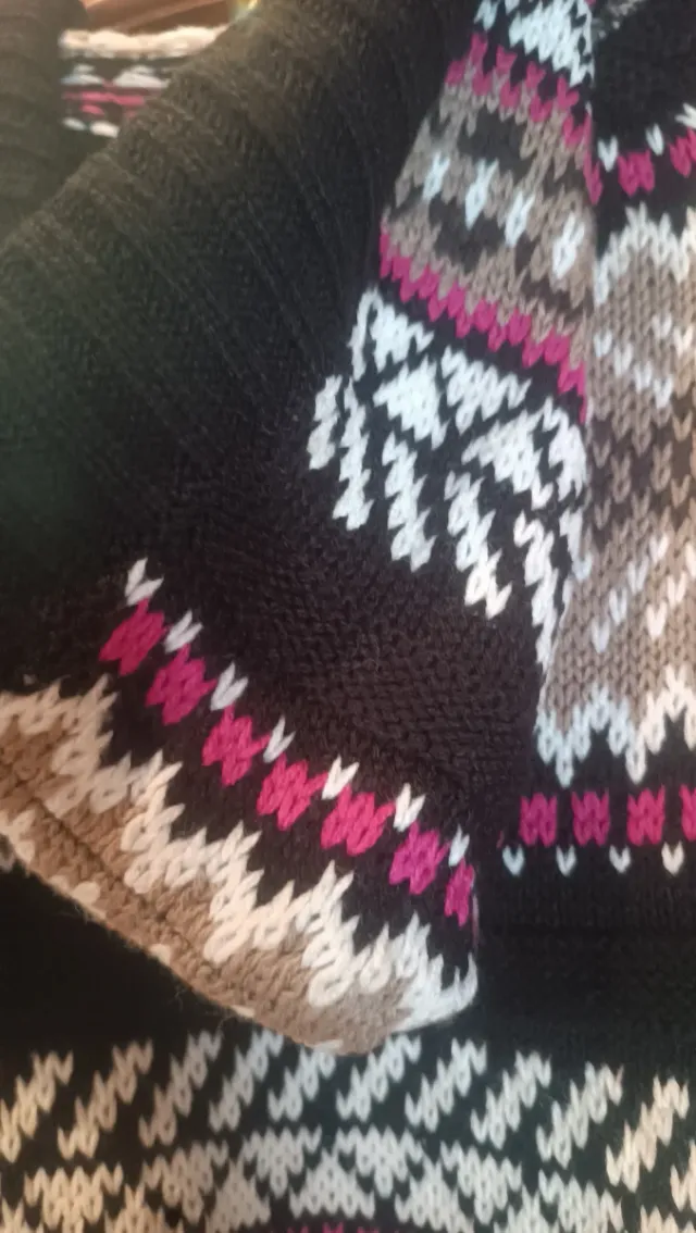 Chaqueta tejida mujer manga corta