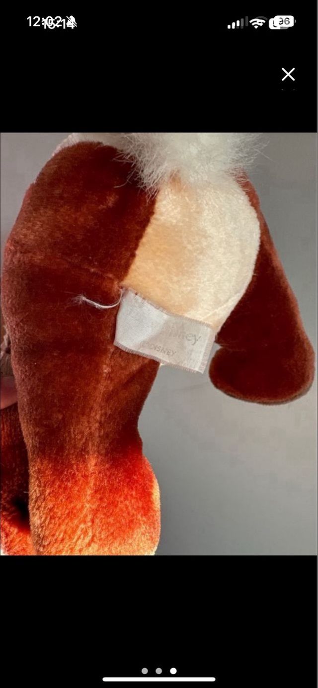 Peluche Chip Disneyland París años 90