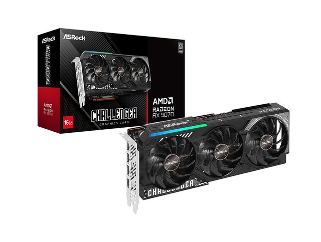 ASRock AMD Radeon RX 9070 Challenger 16GB