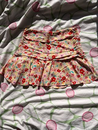 Falda pantalón floral