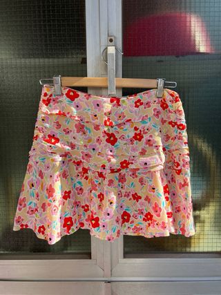 Falda pantalón floral