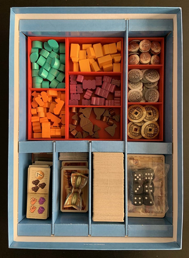 Inserto Marco Polo II - Organizador Juego Mesa