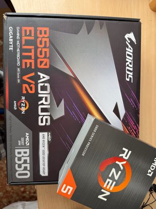 Placa Base Gigabyte B550 Aorus Elite V2 + Ryzen 5