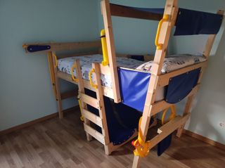 Cama infantil temática camión bomberos