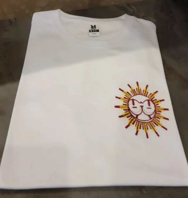 Maglietta Expedition 33 bianca taglia s con ricamo