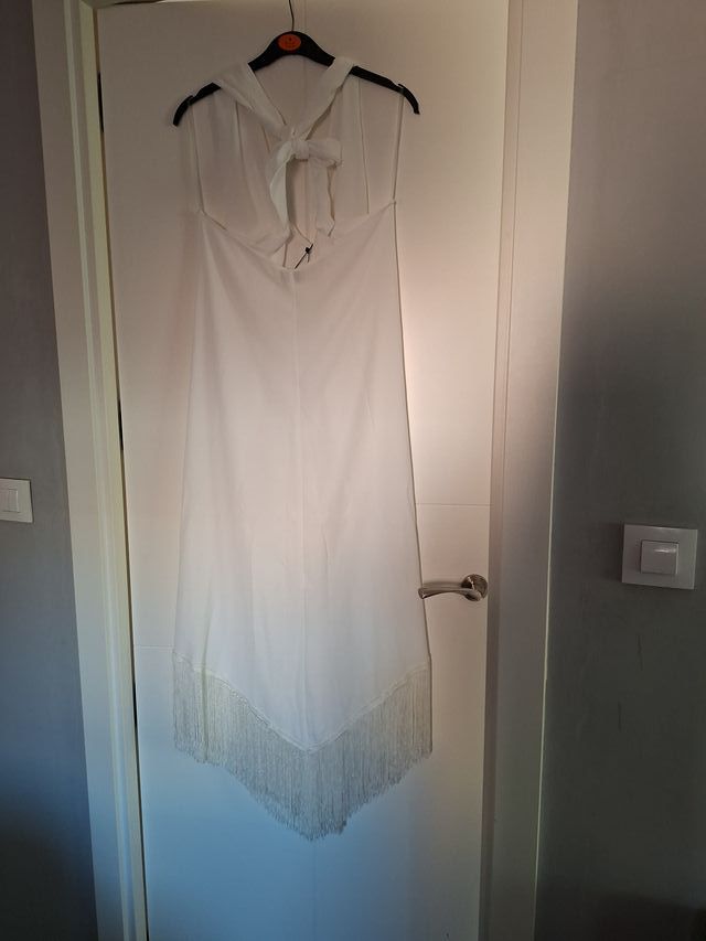 Vestido Coosy blanco talla XL