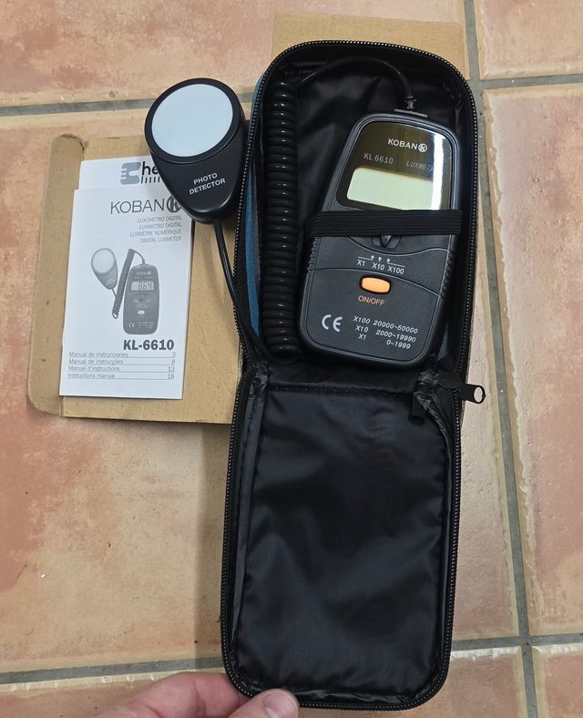 LUXOMETRO KOBAN KL 6610