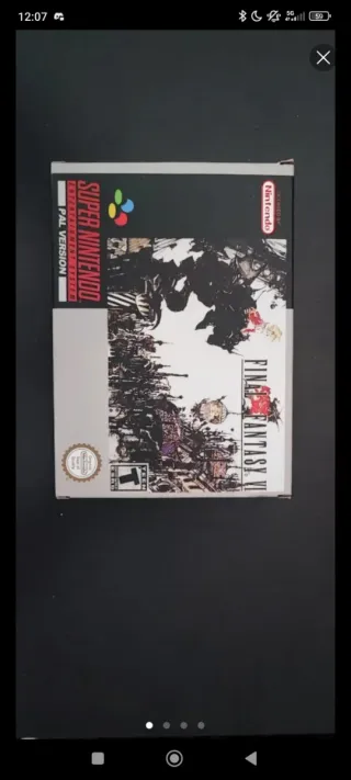 Videojuego Final Fantasy VI SNES PAL
