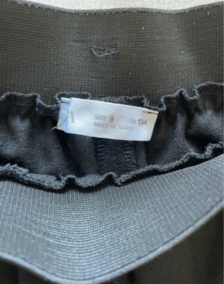 Pantalone a Palazzo Bambina Nero