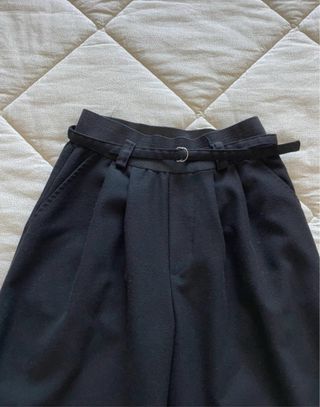 Pantalone a Palazzo Bambina Nero