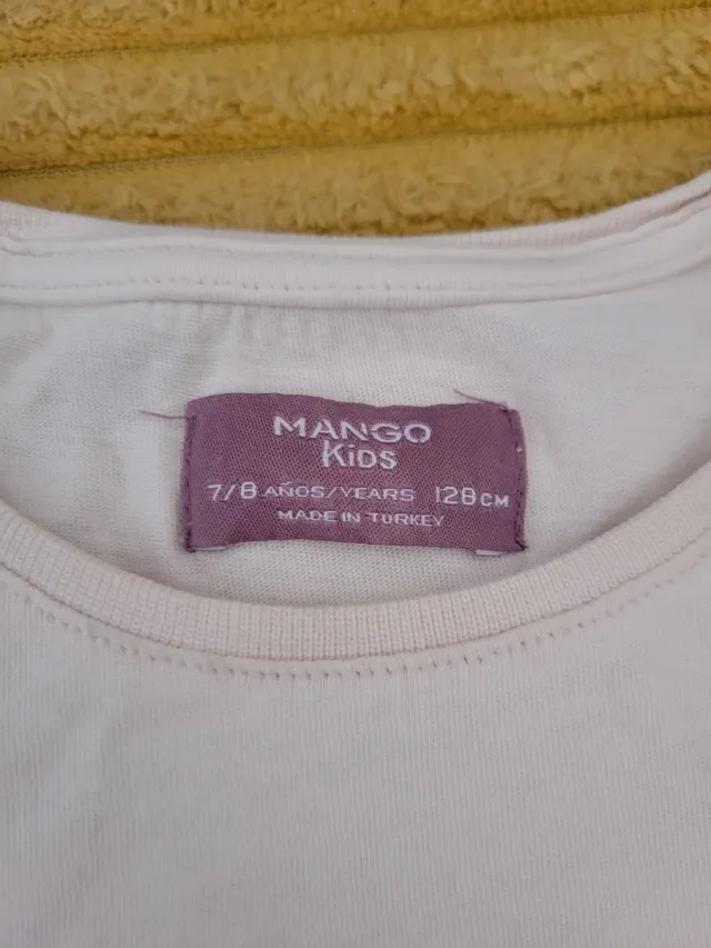 Camiseta niña con encaje