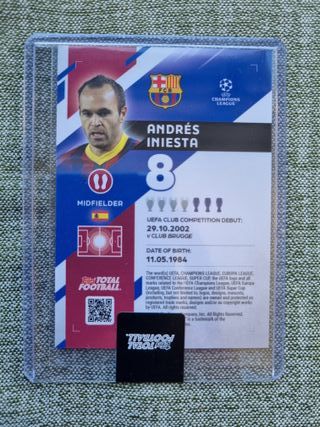 INIESTA (Numerada). TOPPS TOTAL FOOTBALL 2025-2026