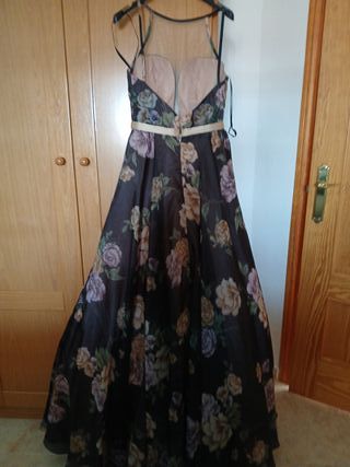 Vestido de fiesta largo floral