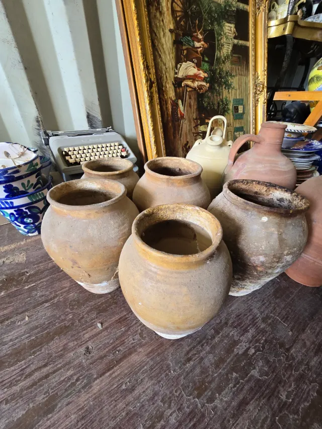 LOTE 5 VASIJAS DE BARRO ☎️683469031☎️