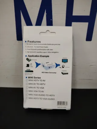 Convertidor Video HD MINI HDMI a RCA