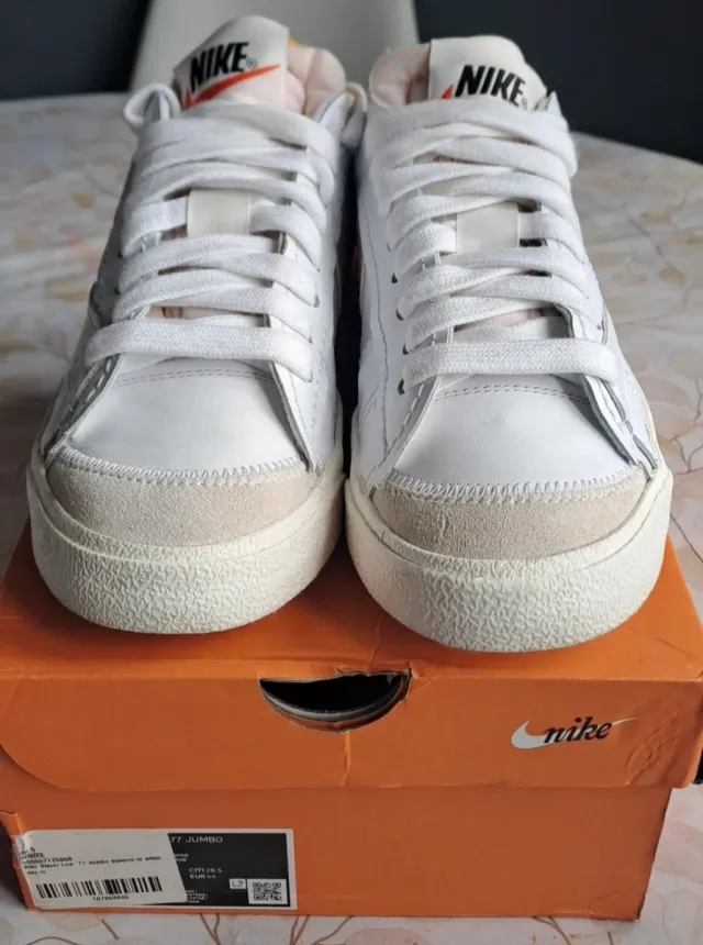 Zapatillas Nike Blazer Low 77 Jumbo Rosa/Blanco