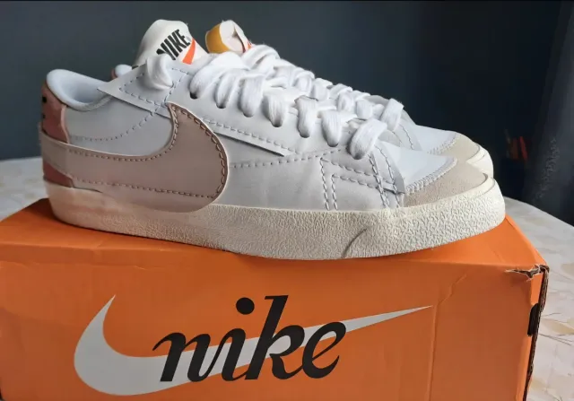 Zapatillas Nike Blazer Low 77 Jumbo Rosa/Blanco