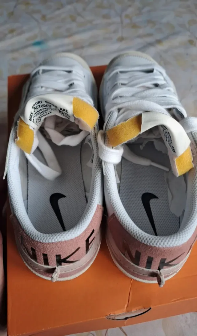 Zapatillas Nike Blazer Low 77 Jumbo Rosa/Blanco