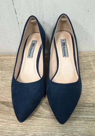 Zapatos de tacón azul Xti talla 37