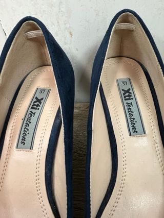 Zapatos de tacón azul Xti talla 37