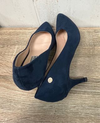 Zapatos de tacón azul Xti talla 37