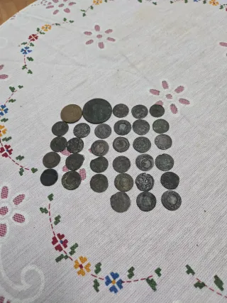 Lote de monedas antiguas
