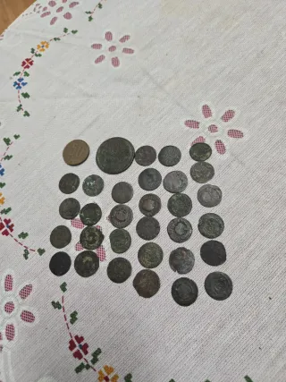 Lote de monedas antiguas