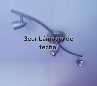 Lámpara de techo 3 focos