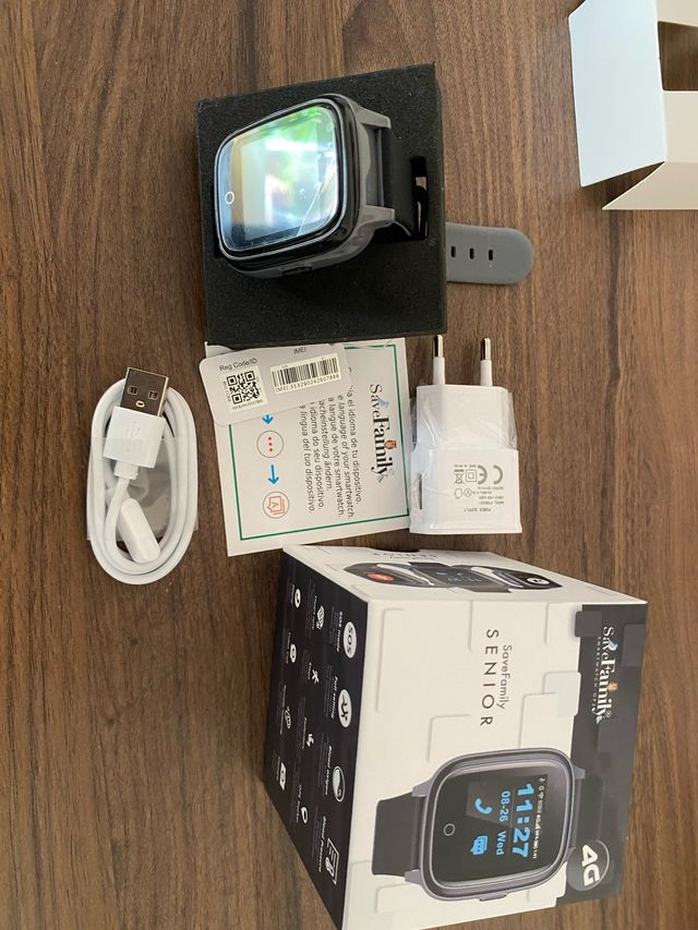 Reloj SaveFamily Senior 4G GPS Negro
