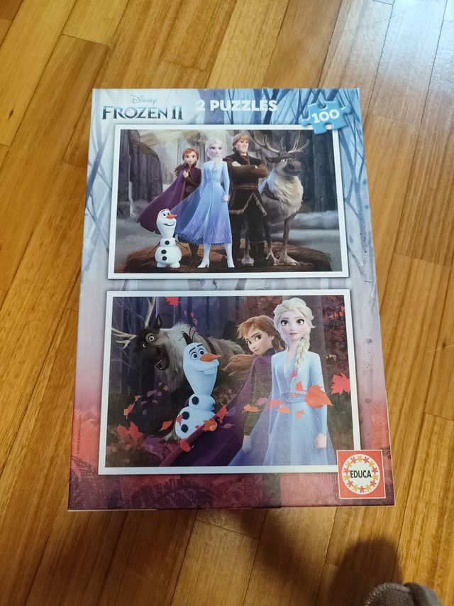 2 Puzzles Frozen 2 Educa 100 piezas