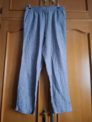 Pantalón tipo lino 