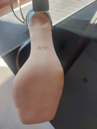 Zapatos de tacón verde