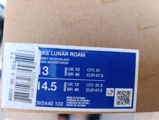 Nike Lunar Roam Gris/Blanco