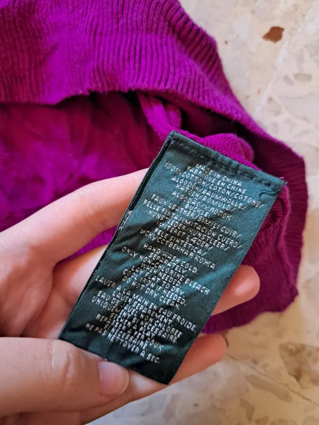 Maglione Ralph Lauren Fucsia Cotone Taglia L