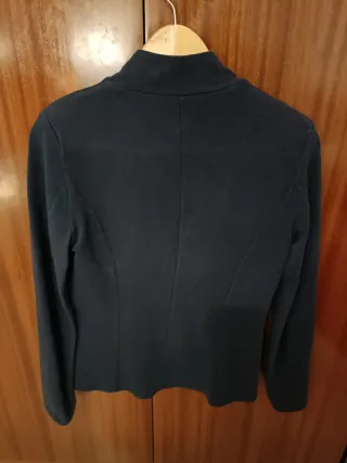 Blazer Casaca Voyelles Talla 38 azul marino 