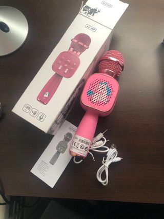 Micrófono Karaoke Rosa Ale-Hop