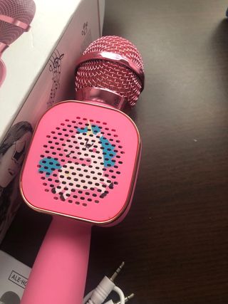 Micrófono Karaoke Rosa Ale-Hop