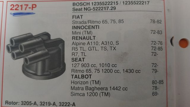 Tapa Distribuidor 2217 P