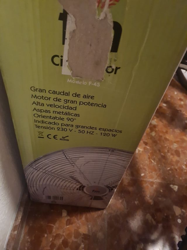 Ventilador FM Metálico Potente