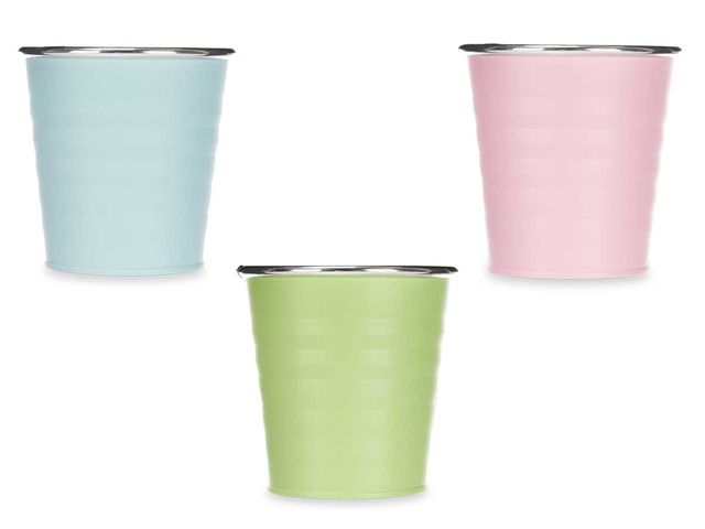 Vaso metallico pastello