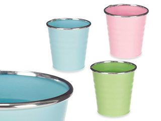 Macetas Metálicas pastel 3 unid x4€ 6x7€ 12x13€