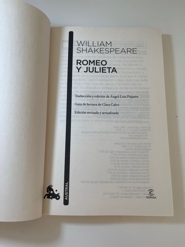 Romeo y Julieta: Traducción y edición de Ángel-...