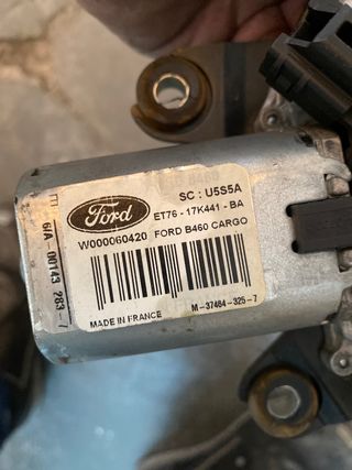 Motor Limpiaparabrisas Ford courier ET76-17K441-BA