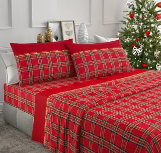 Completo Letto Matrimoniale Scozzese